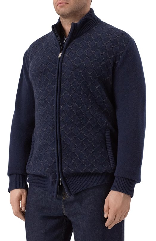 Кашемировый кардиган Zilli KZMC01M0320VTARS0 Синий  KZMC01M0320VTARS0 Фото 3