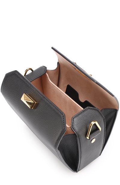 Сумка box 19 ALEXANDER MCQUEEN черного цвета по цене 199500 руб., арт. 479766/DZP0M, фото 4 Сумка box 19 ALEXANDER MCQUEEN, арт. 479766/DZP0M, фото 4