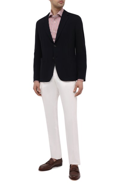 Брюки из хлопка и льна ZEGNA, арт. UWI37/TR10, фото 2