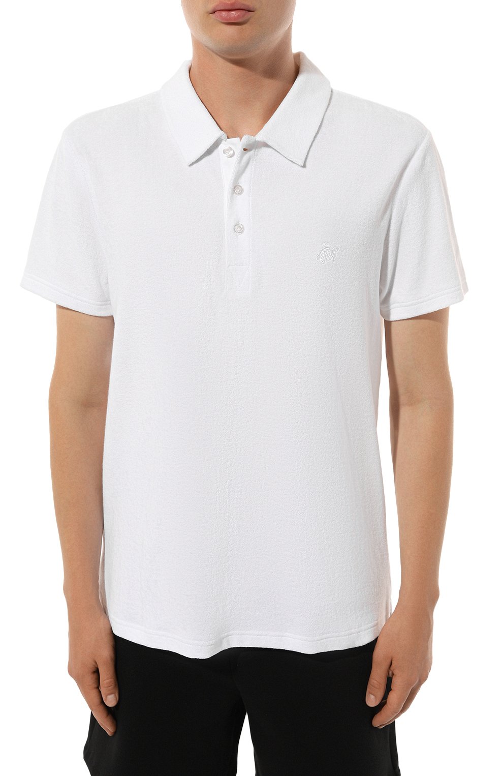 Хлопковое поло VILEBREQUIN, арт. PHE/AQ100, фото 3