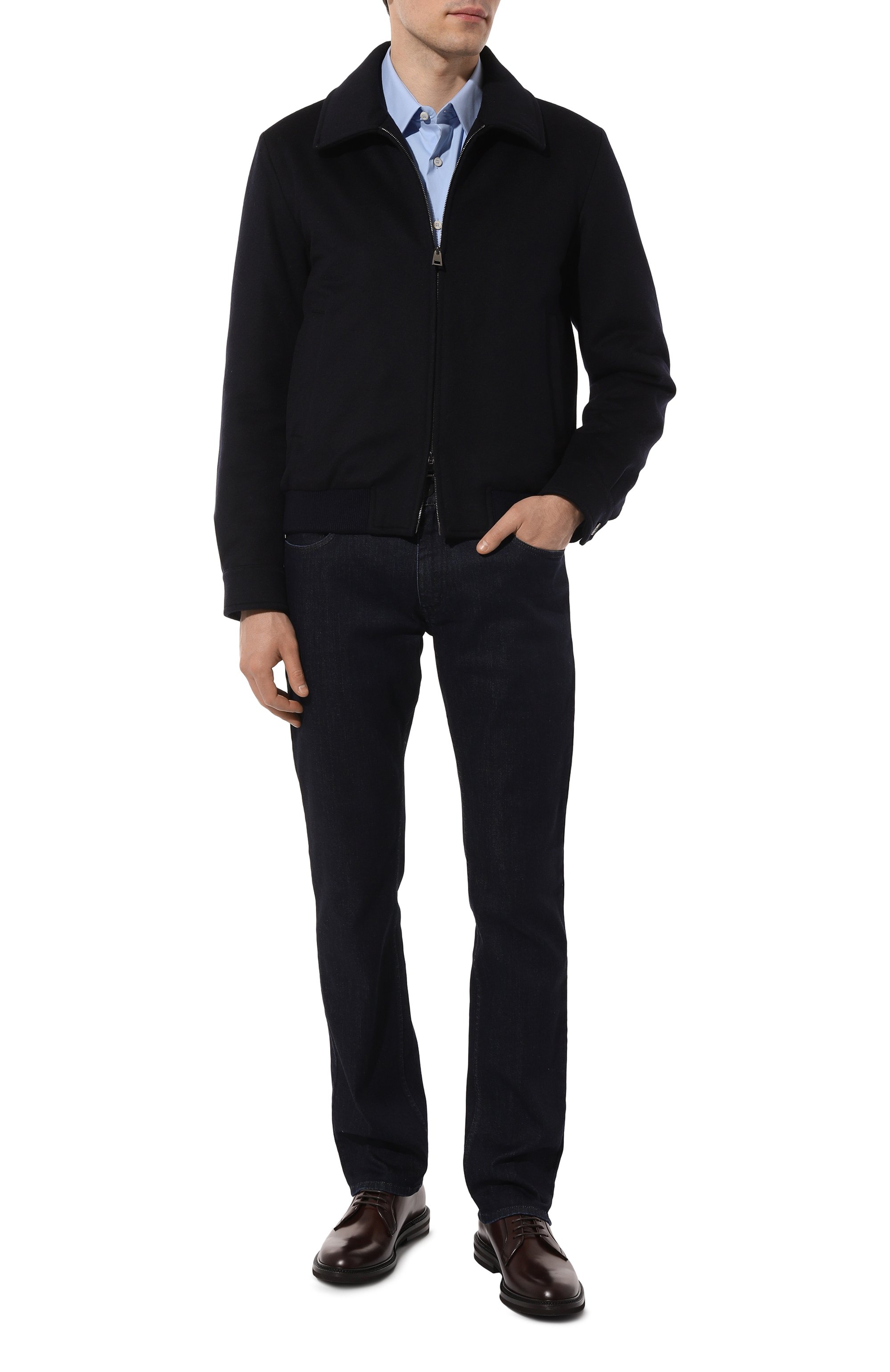 Кожаные дерби BRUNELLO CUCINELLI, арт. MZUVRNF721, фото 2