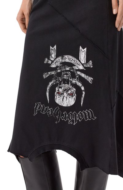 Хлопковая юбка vetements x motörhead VETEMENTS, арт. WH27SK246B, фото 5
