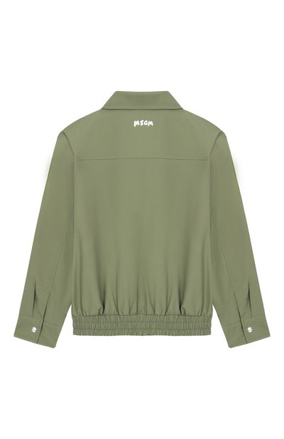 Хлопковый бомбер MSGM KIDS, арт. S6MSJBJK186, фото 2