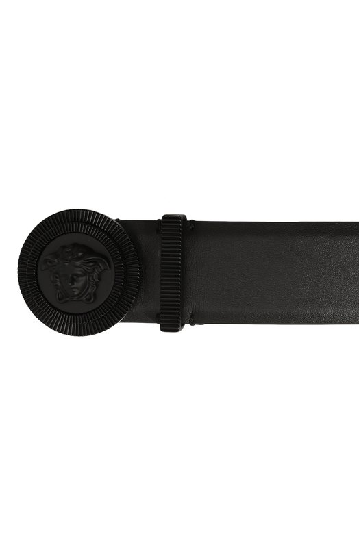 Кожаный ремень Versace 1003873/1A04792 Чёрный  1003873/1A04792 Фото 4