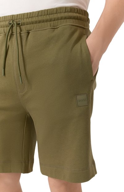 Хлопковые шорты BOSS ORANGE, арт. 50511726, фото 5