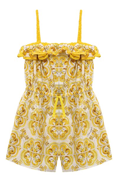 Хлопковый комбинезон DOLCE & GABBANA, арт. L53DW8/FI5JZ