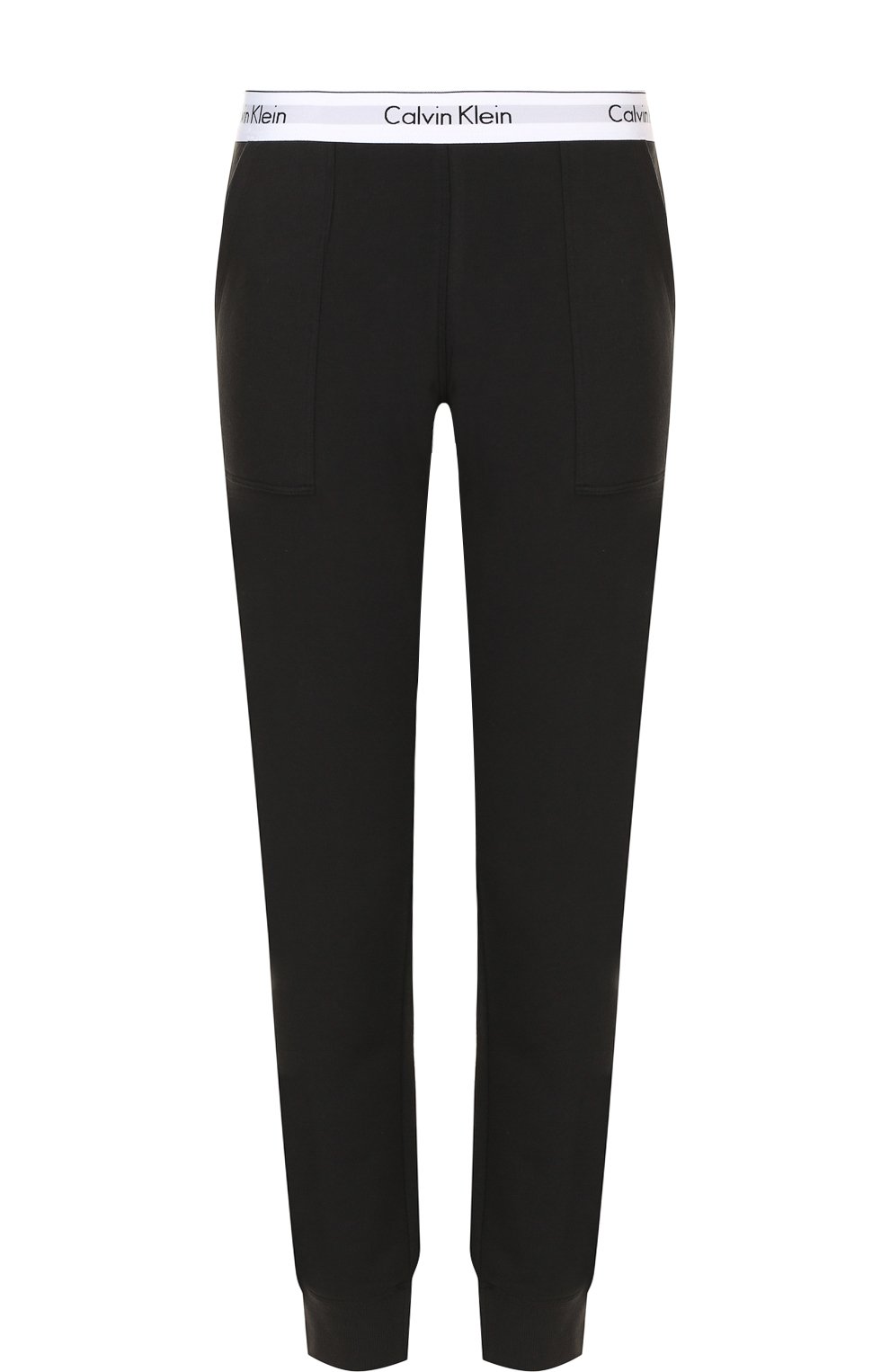 Хлопковые джоггеры с эластичным поясом CALVIN KLEIN, арт. QS5716E, фото 1