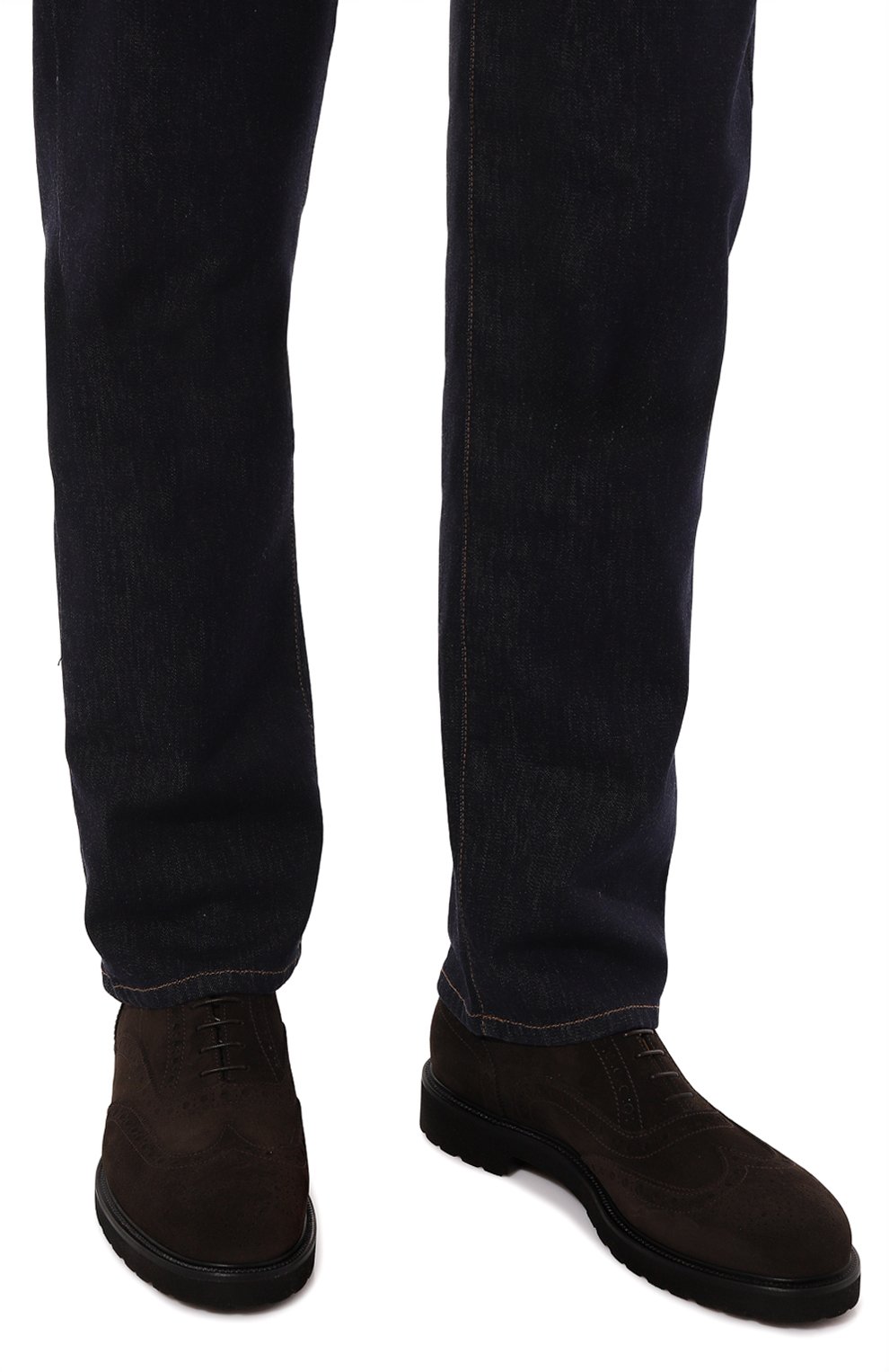 Замшевые оксфорды leeds MILLE 885, арт. LEEDS/BUCK, фото 3