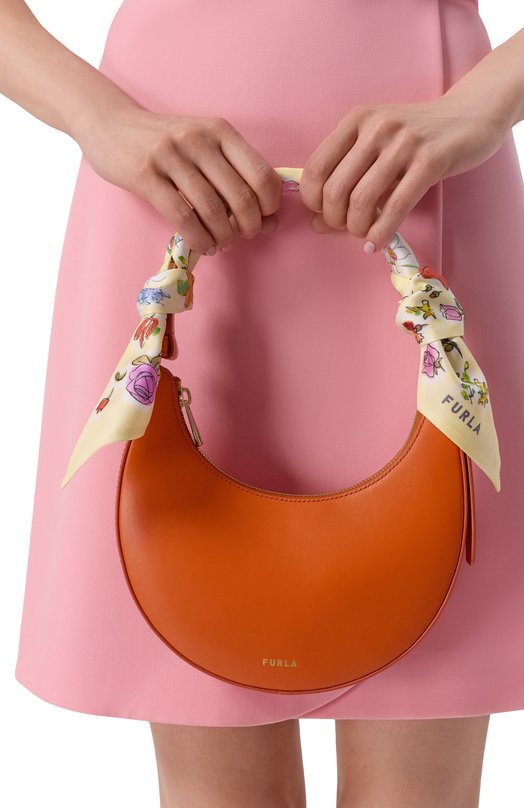 Шелковый шарф-твилли Furla WT00022/BX3853 Жёлтый  WT00022/BX3853 Фото 3