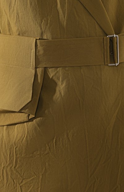 Хлопковое платье DRIES VAN NOTEN хаки цвета по цене 106000 руб., арт. 191-11099-7327, фото 5 Хлопковое платье DRIES VAN NOTEN, арт. 191-11099-7327, фото 5