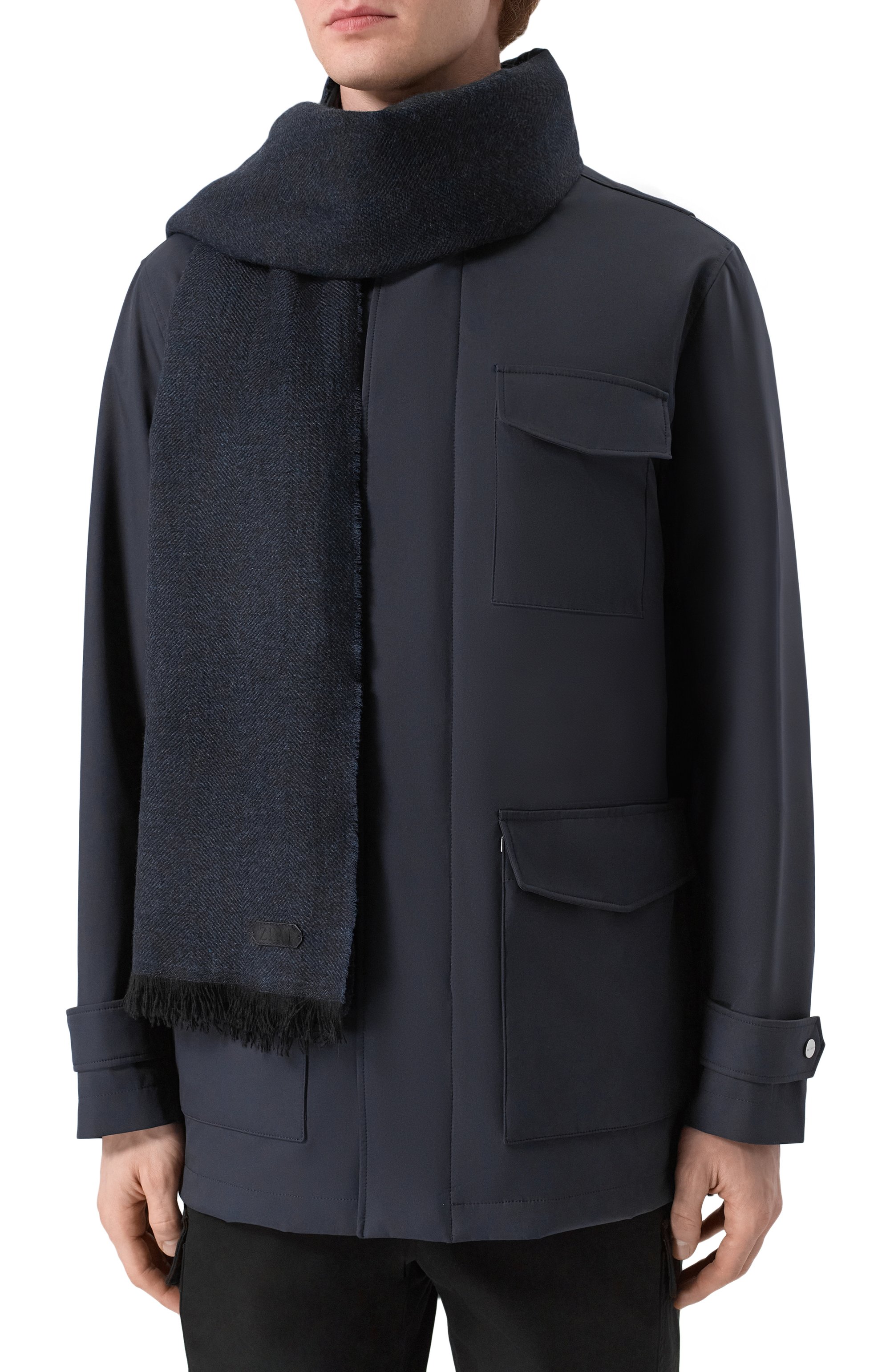 Кашемировый шарф ZILLI, арт. SSIL00M0320VZI0C0, фото 2