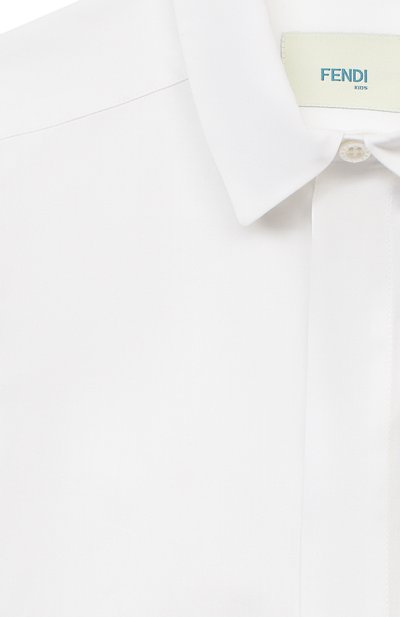Хлопковая рубашка FENDI, арт. JMC116/A31W/3A-6A, фото 3