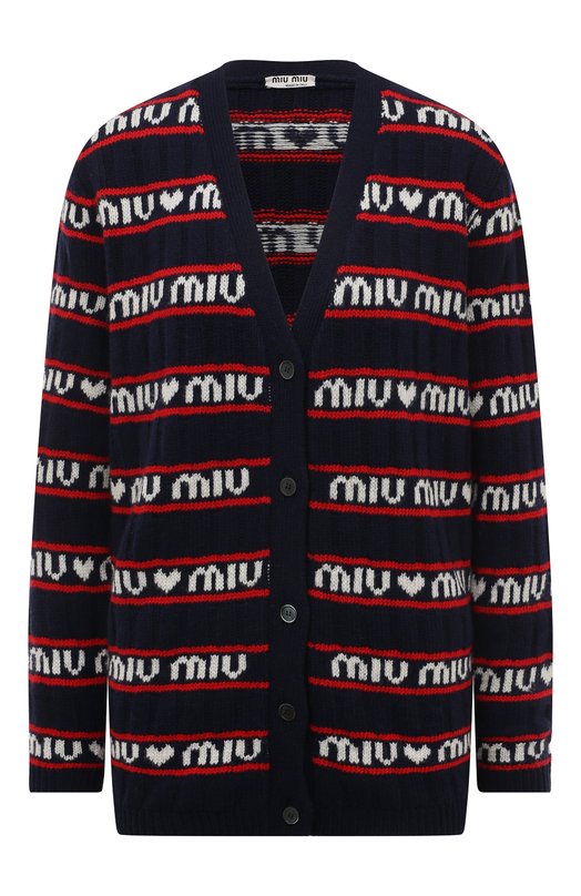 Шерстяной кардиган Miu Miu