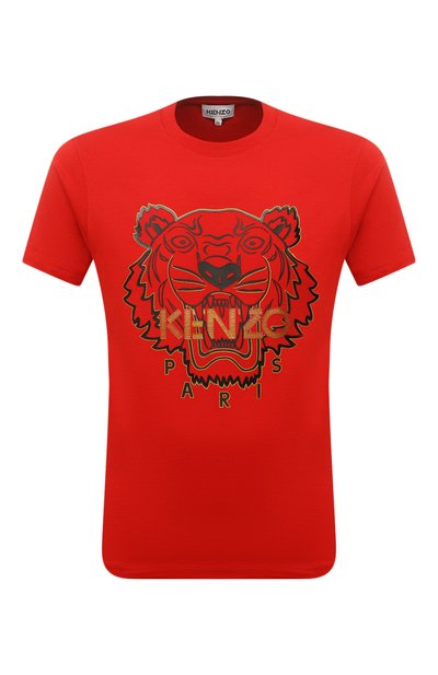 Хлопковая футболка the year of the tiger KENZO, арт. FC55TS020CSE, фото 1