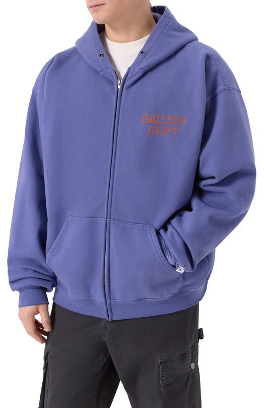 Хлопковая толстовка Gallery Dept. FZ-50047 Сиреневый  FZ-50047 Фото 3