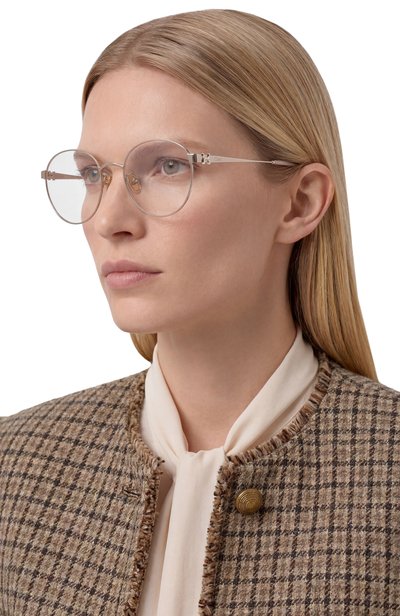 Оправа CHLOÉ золотого цвета по цене 35800 руб., арт. CH03770A 001, фото 2 Оправа CHLOÉ, арт. CH03770A 001, фото 2