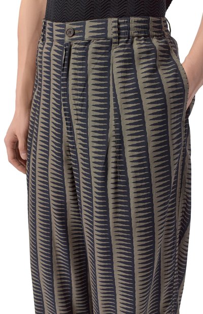 Джоггеры из лиоцелла и вискозы EMPORIO ARMANI, арт. EM005490/AF14214, фото 5