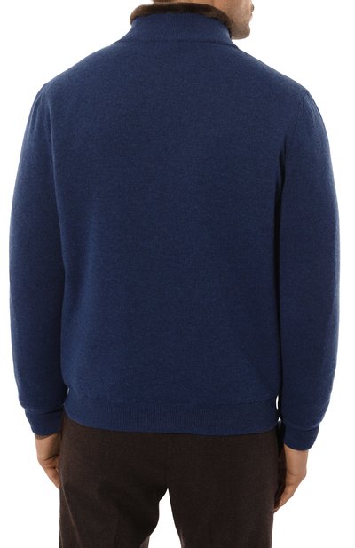 Кашемировый кардиган с подкладкой из овчины KITON, арт. UMK1489S182, фото 4