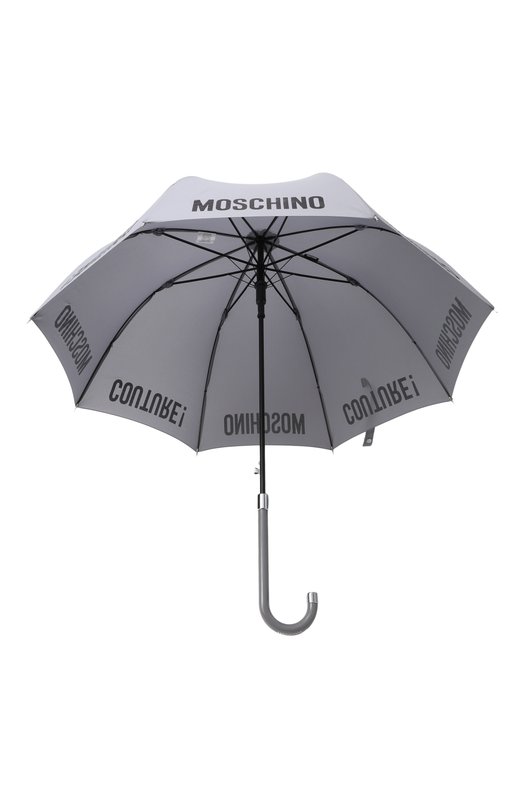Зонт-трость Moschino 8982-63 AUT0 Серый  8982-63 AUT0 Фото 2