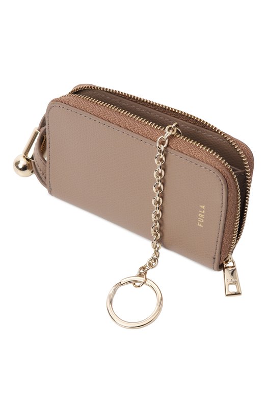 Кожаная ключница Furla WR00889/ARE000 Бежевый  WR00889/ARE000 Фото 3
