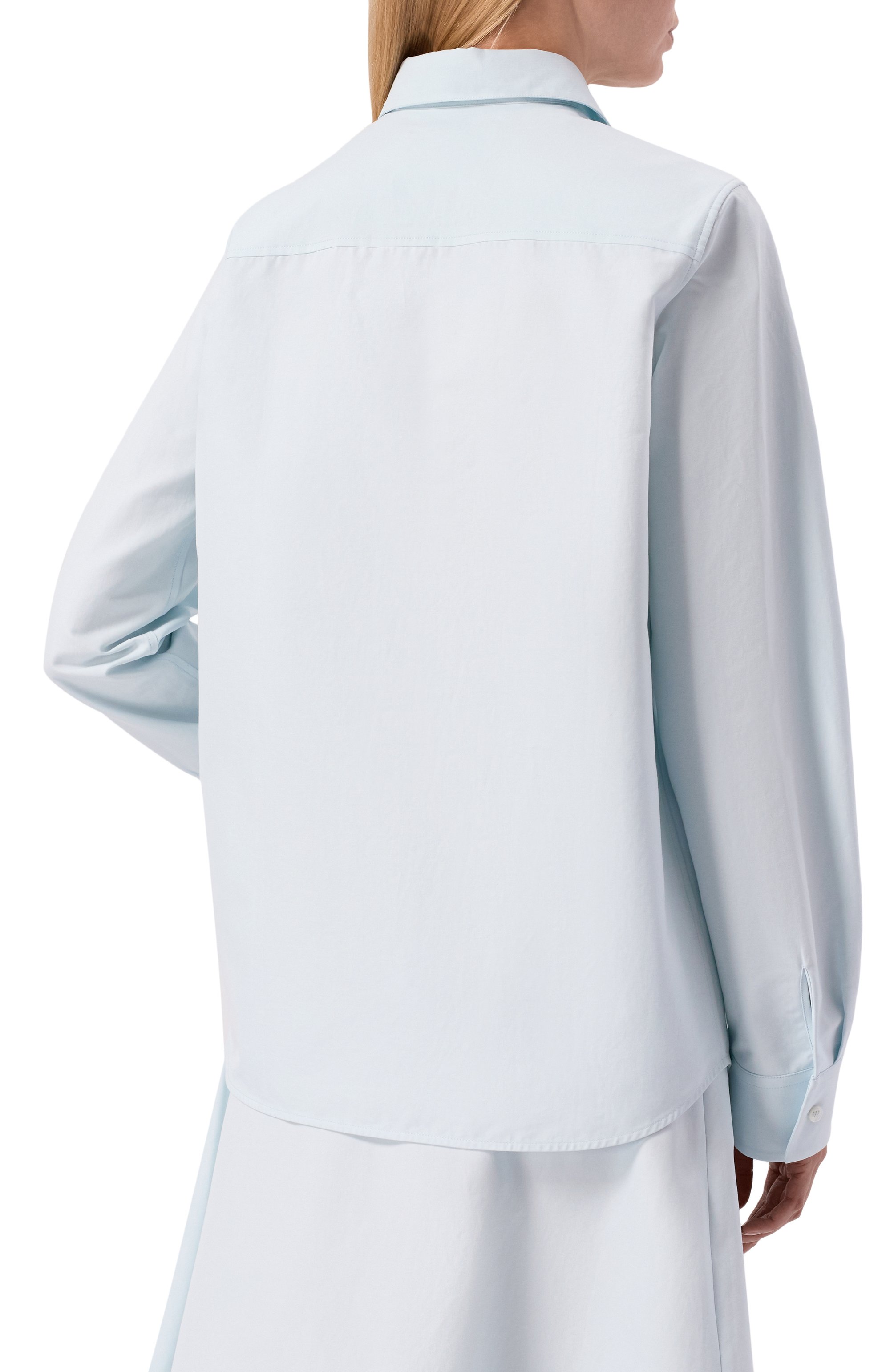 Хлопковая рубашка JIL SANDER, арт. J04DL0003/J45225, фото 4