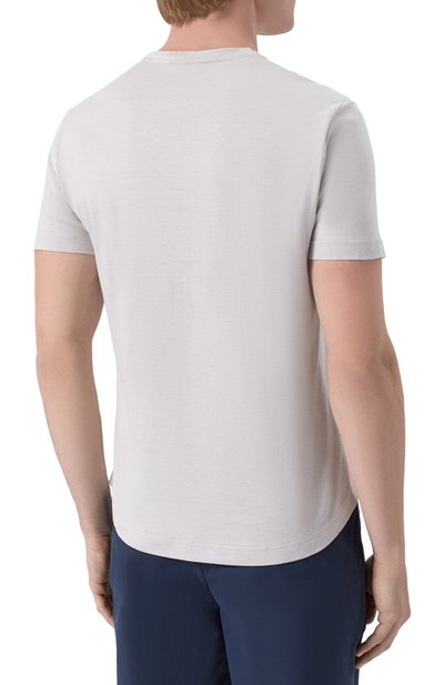 Футболка из шелка и хлопка LORO PIANA, арт. FAF6128, фото 4