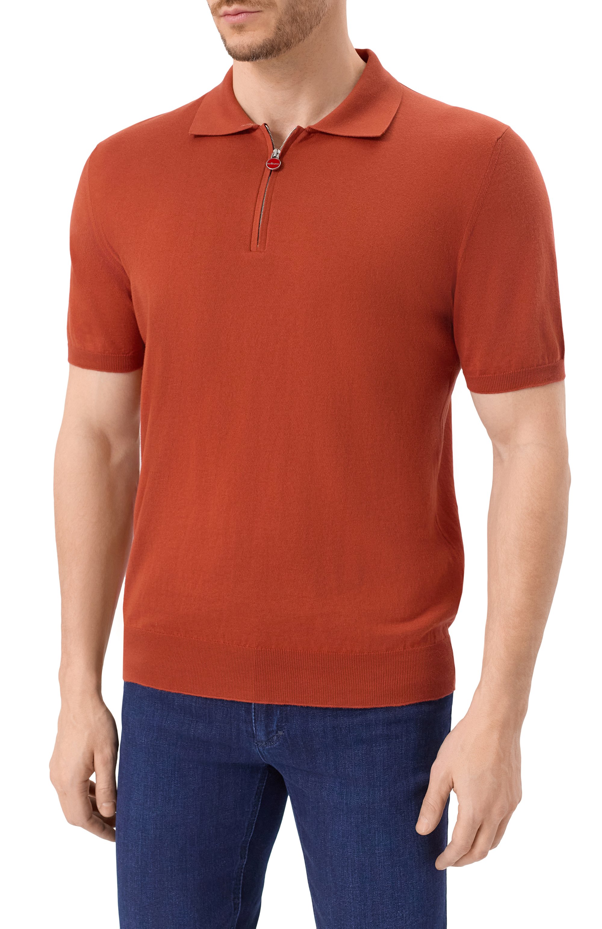 Хлопковое поло KITON, арт. UMKX33Z430S, фото 3