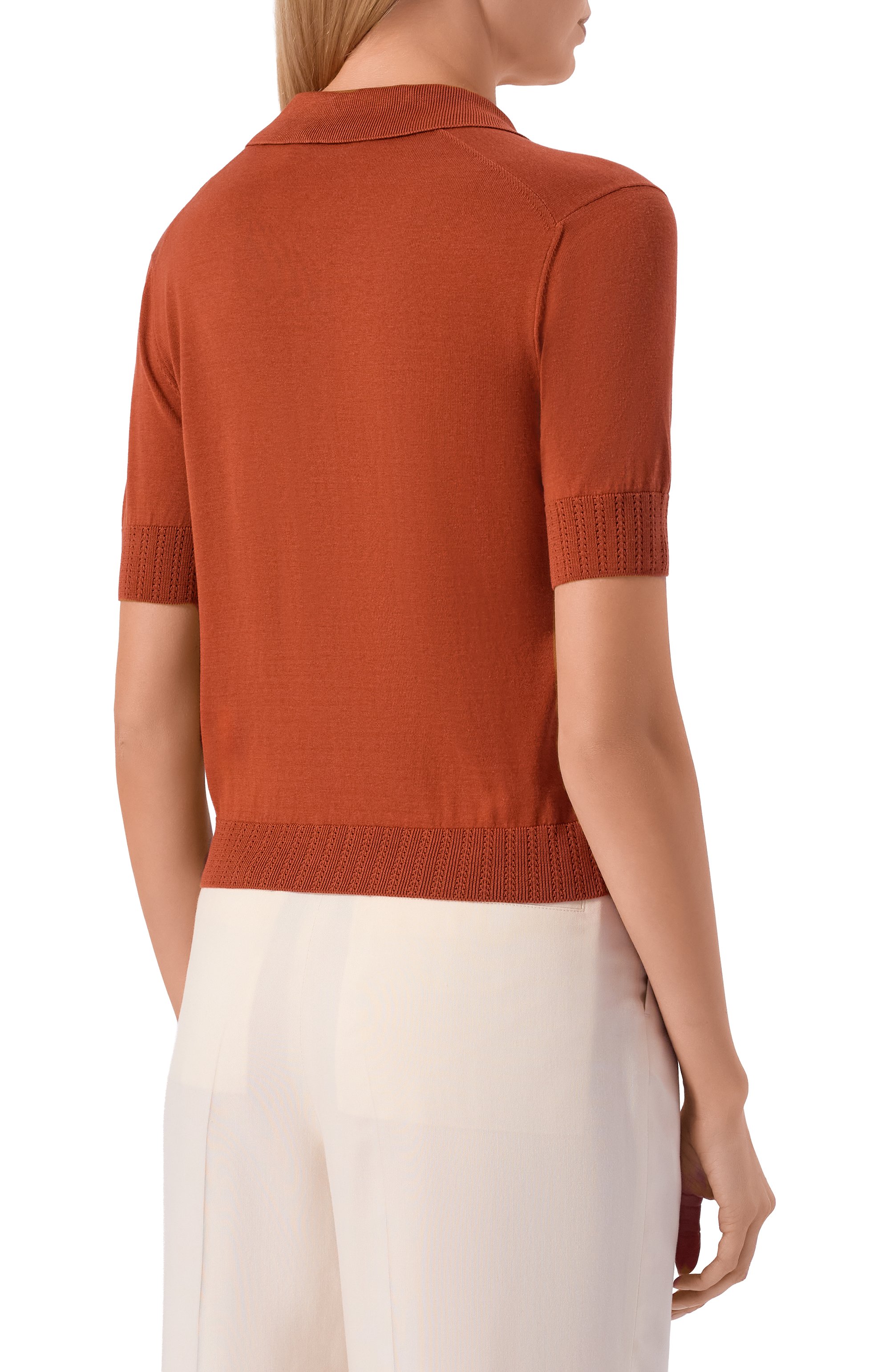 Шелковое поло GRAN SASSO, арт. 43254/23550, фото 4