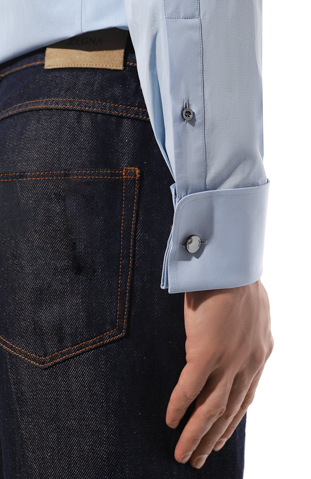 Хлопковая сорочка GUCCI, арт. 535172 21 13, фото 6