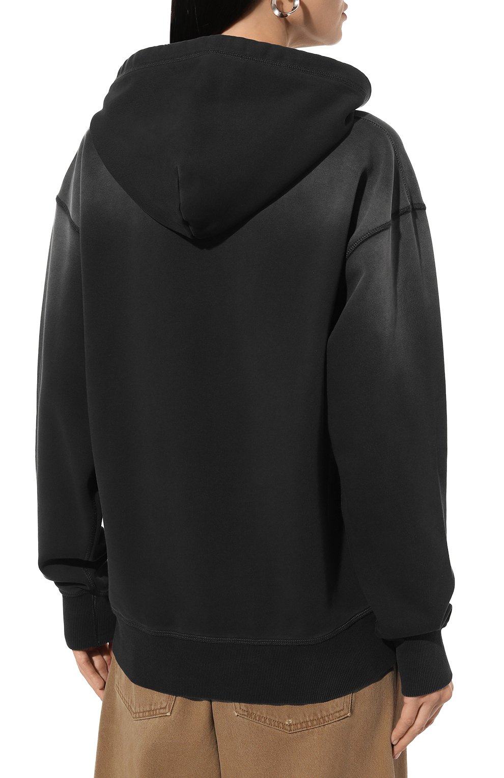 Хлопковое худи DIESEL, арт. A15386/0PHAQ, фото 4