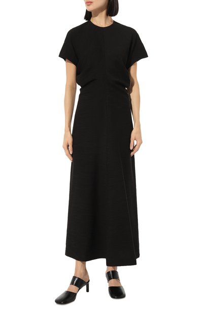 Платье из вискозы TOTEME, арт. 243-WRD1103-FB0199, фото 3