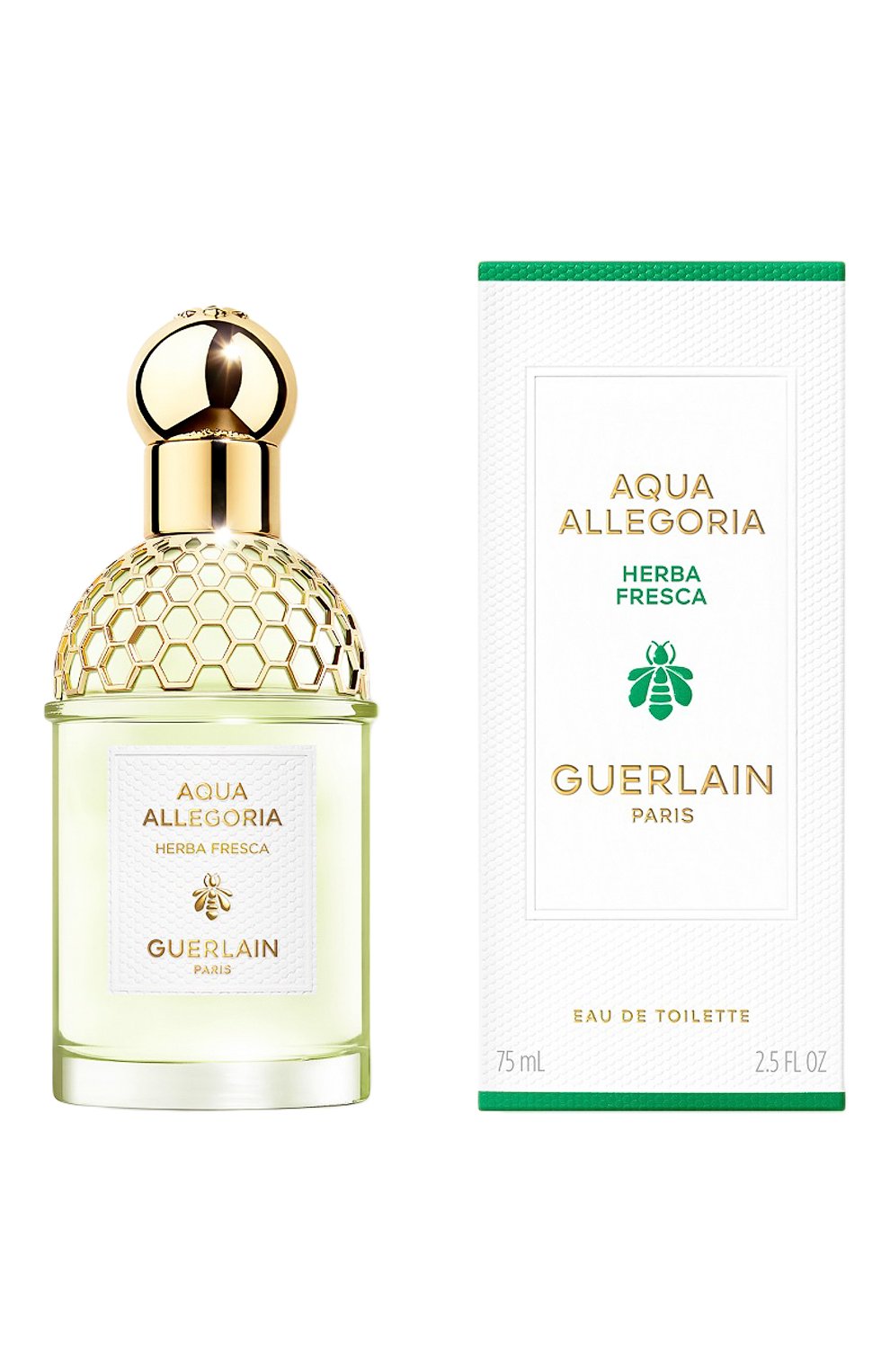 Туалетная вода aqua allegoria herba fresca (75ml) GUERLAIN бесцветного цвета по цене 11900 руб., арт. G014392, фото 2 Туалетная вода aqua allegoria herba fresca (75ml) GUERLAIN, арт. G014392, фото 2