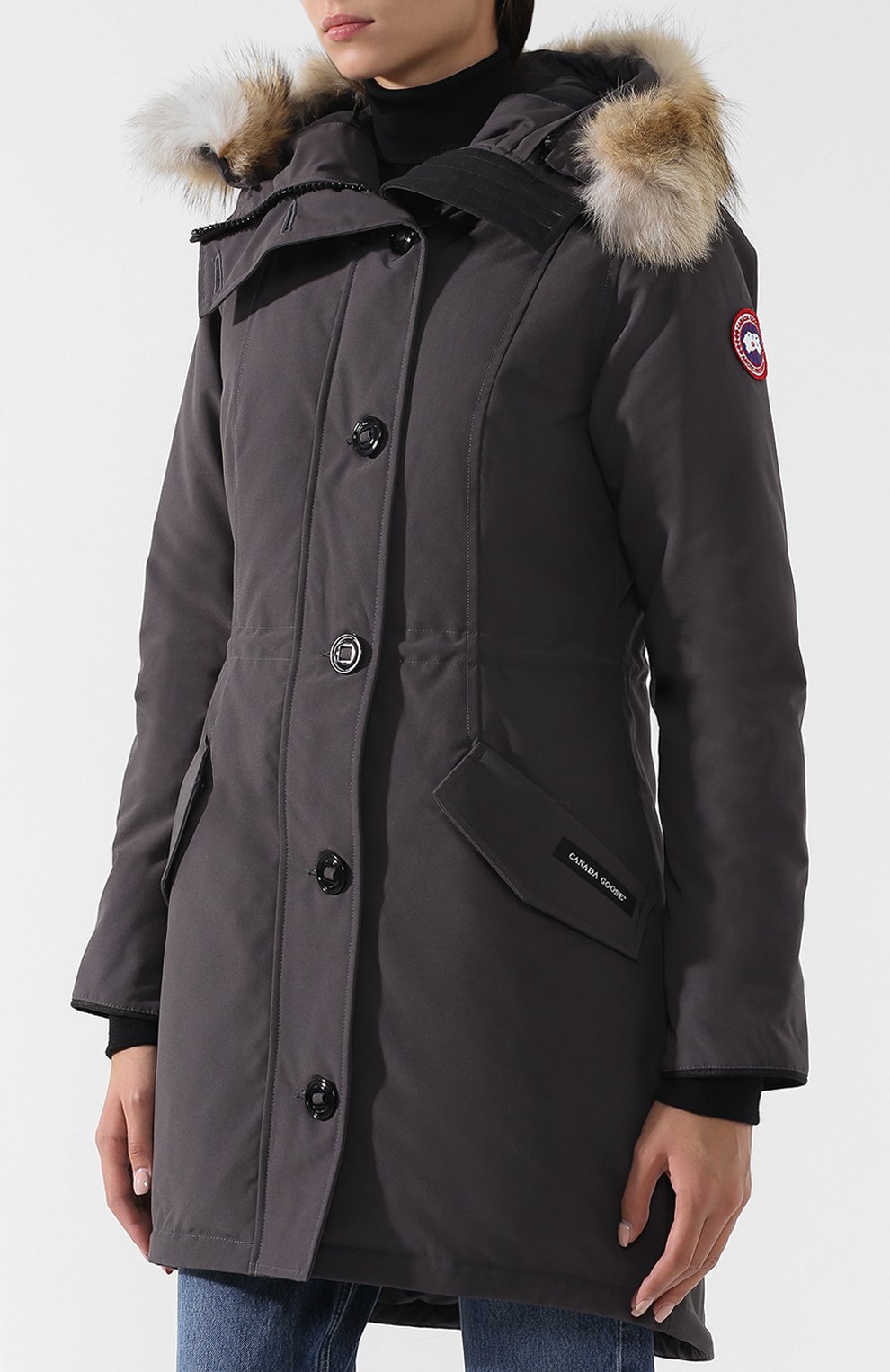 Парка rossclair CANADA GOOSE темно-серого цвета по цене 139000 руб., арт. 2580L, фото 3 Парка rossclair CANADA GOOSE, арт. 2580L, фото 3