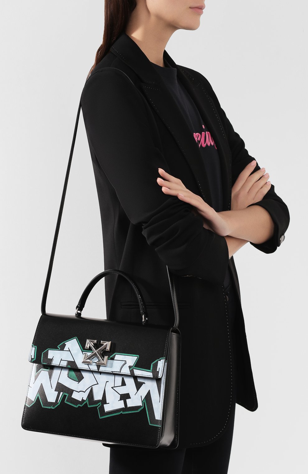 Сумка 2.8 jitney OFF-WHITE, арт. 0WNA089E197191091001, фото 5