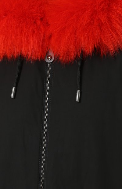 Двусторонняя норковая шуба на молнии с капюшоном YS ARMY PARIS, арт. 8WFM03000N33X, фото 5