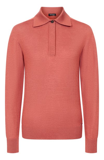 Женский поло из кашемира и шелка KITON, арт. D60732