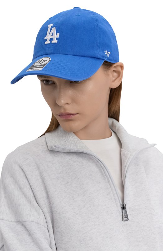 Хлопковая бейсболка Sporty and Rich AC060627668BL67 Синий  AC060627668BL67 Фото 2