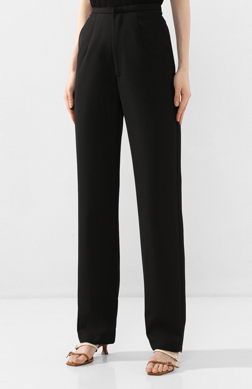 Брюки TOTEME черного цвета по цене 34300 руб., арт. ARLES 202-202-701, фото 3 Брюки TOTEME, арт. ARLES 202-202-701, фото 3