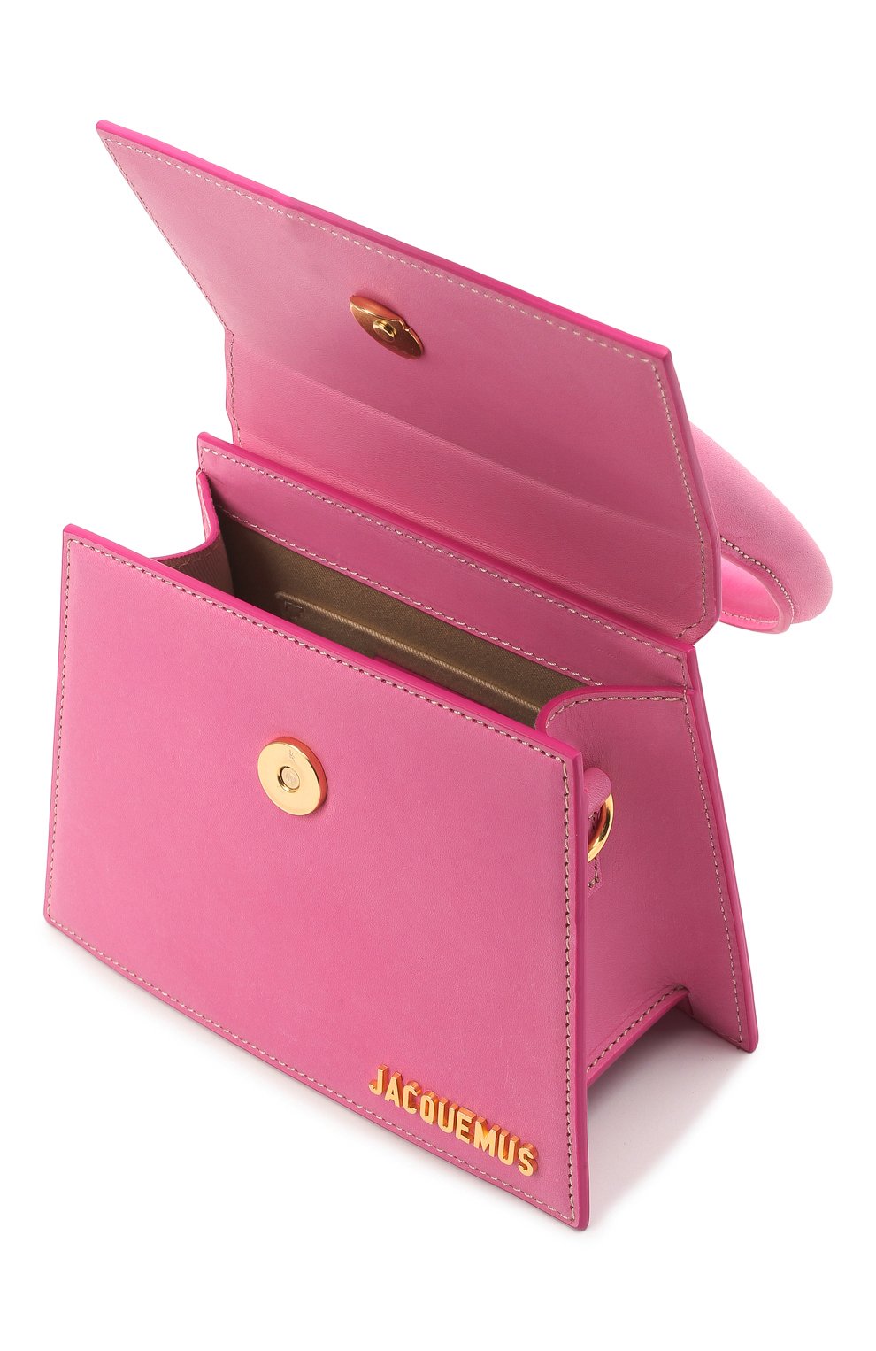 Сумка le chiquito moyen JACQUEMUS розового цвета по цене 63650 руб., арт. 211BA02/304450, фото 4 Сумка le chiquito moyen JACQUEMUS, арт. 211BA02/304450, фото 4