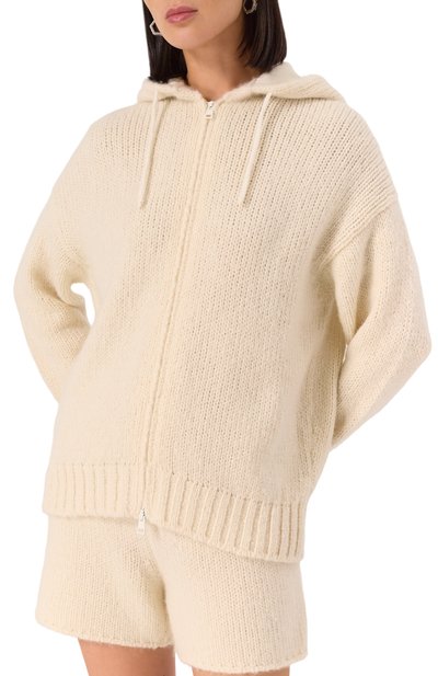 Кашемировый кардиган MVST кремового цвета по цене 259000 руб., арт. MUW84, фото 3 Кашемировый кардиган MVST, арт. MUW84, фото 3