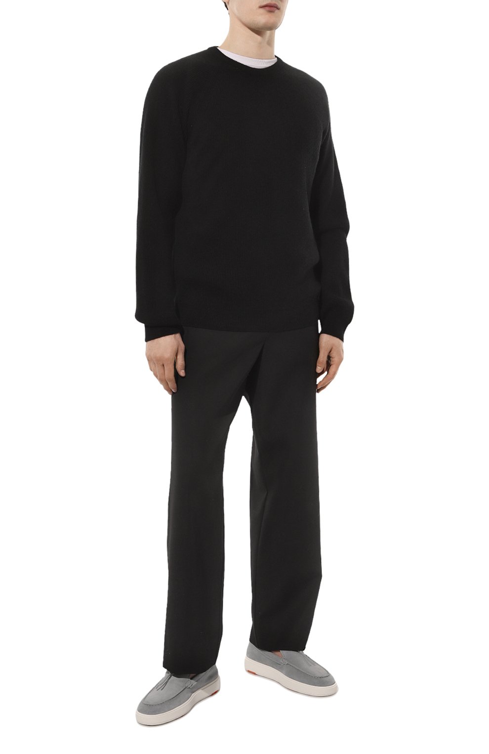 Замшевые слипоны SANTONI, арт. MBCD21439BARCSB5Z23, фото 2