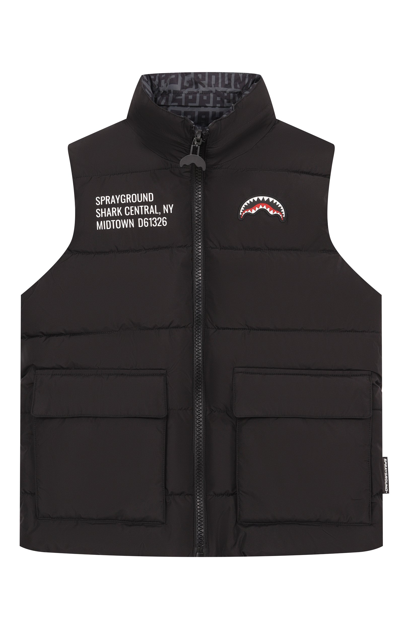 Двусторонний жилет SPRAYGROUND, арт. SPY1467/SHARK CENTRAL INFINITY D0UBLE D0WN VEST, фото 4