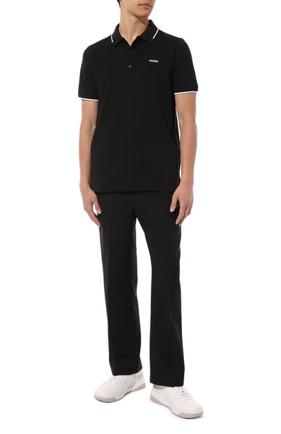 Хлопковое поло HUGO, арт. 50467344, фото 2