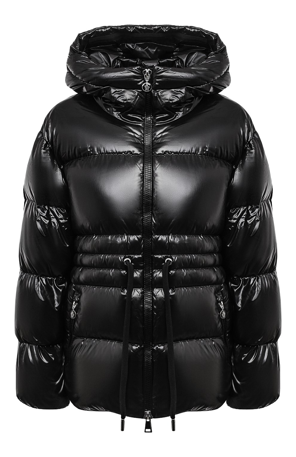 Пуховик tavele MONCLER черного цвета по цене 194500 руб., арт. 1A001.25/5963V, фото 1 Пуховик tavele MONCLER, арт. 1A001.25/5963V, фото 1