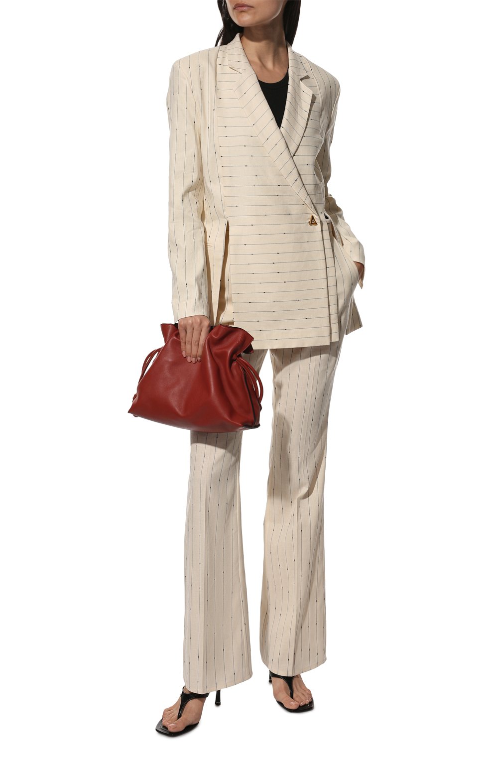 Клатч flamenco LOEWE красного цвета по цене 248500 руб., арт. A411FC1X35, фото 3 Клатч flamenco LOEWE, арт. A411FC1X35, фото 3