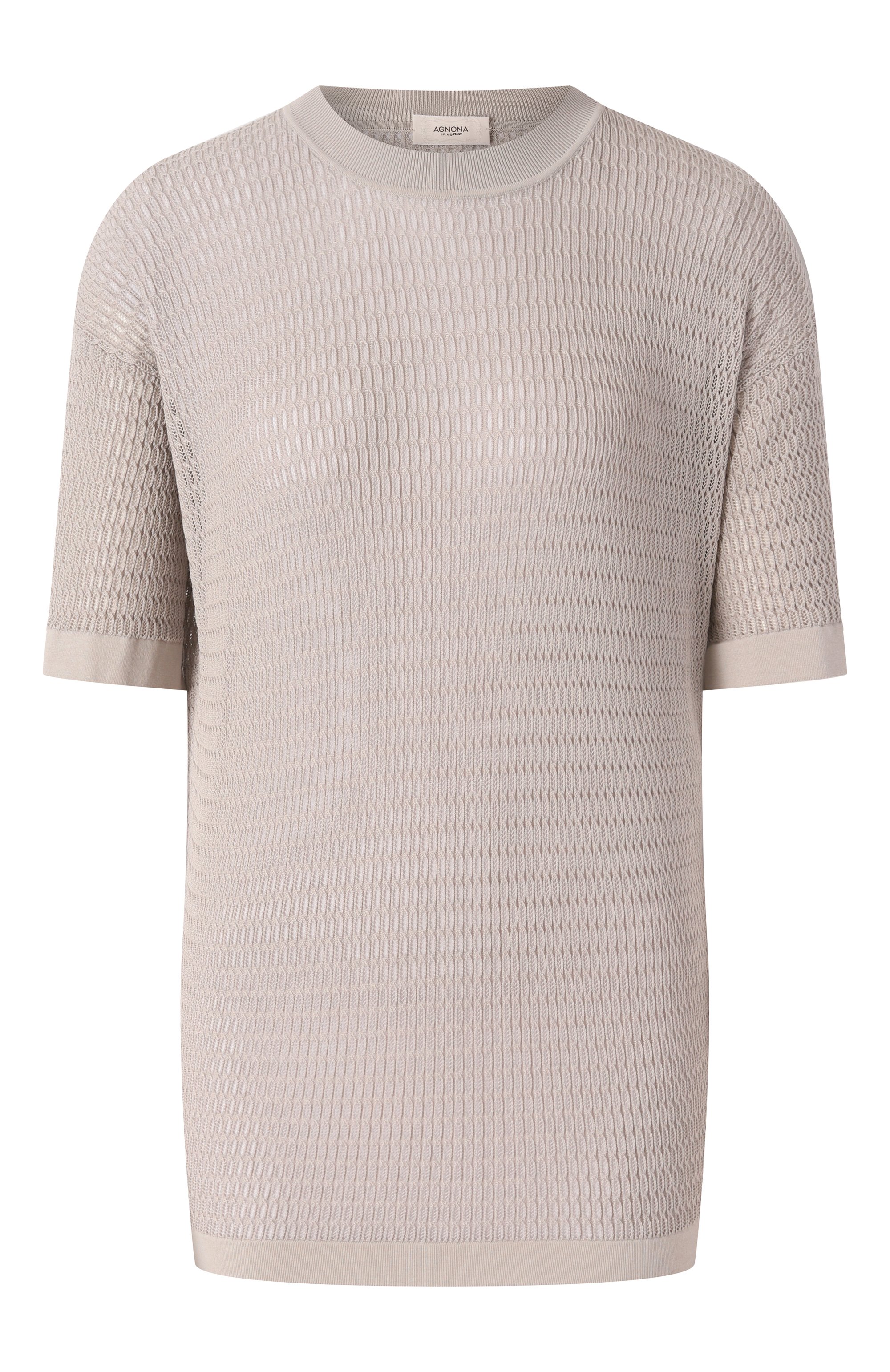 Пуловер из хлопка и шелка AGNONA, арт. K109015/6Q180M, фото 1