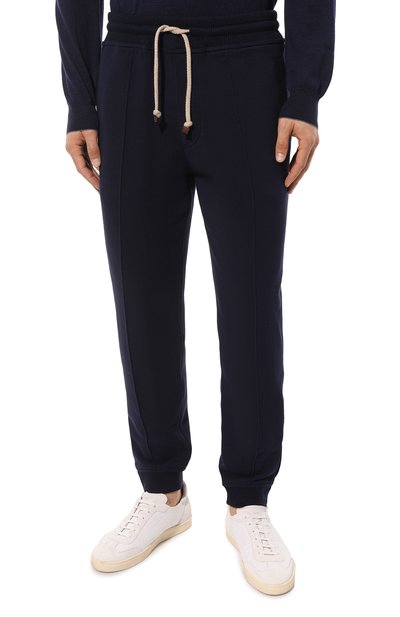 Хлопковые джоггеры BRUNELLO CUCINELLI, арт. MTU23B2213, фото 3