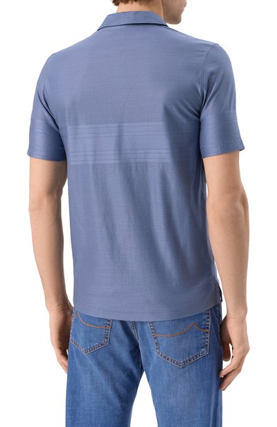 Хлопковое поло CANALI, арт. T0238/MJ02242, фото 4