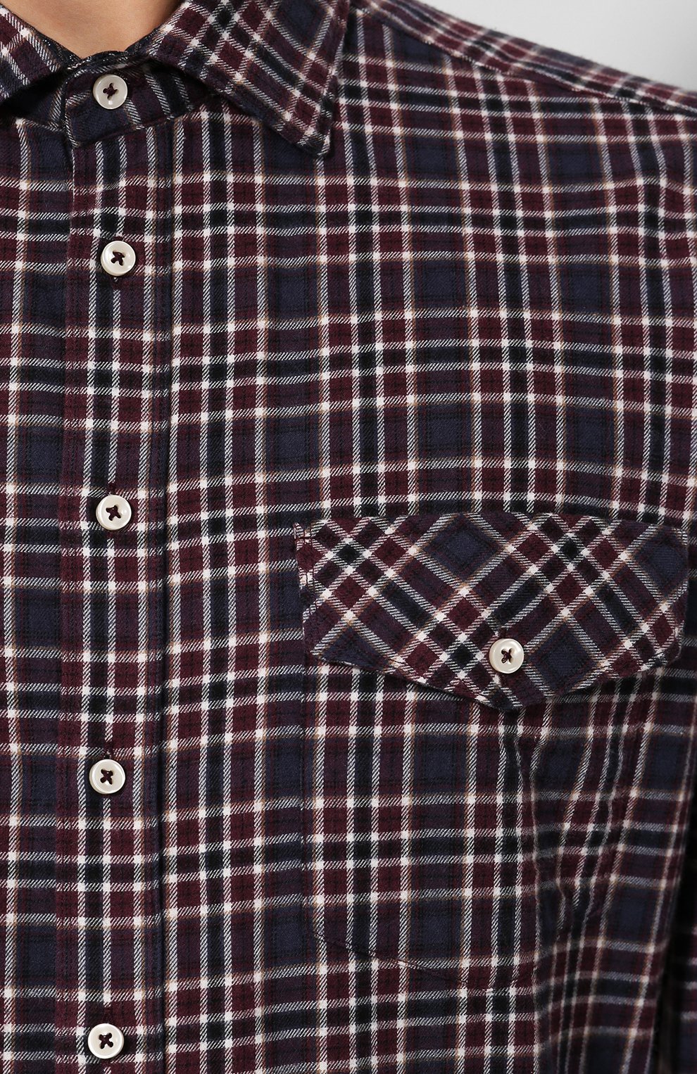 Рубашка из смеси хлопка и шерсти SAND, арт. 8243 IVER C TRIM P0CKET, фото 5