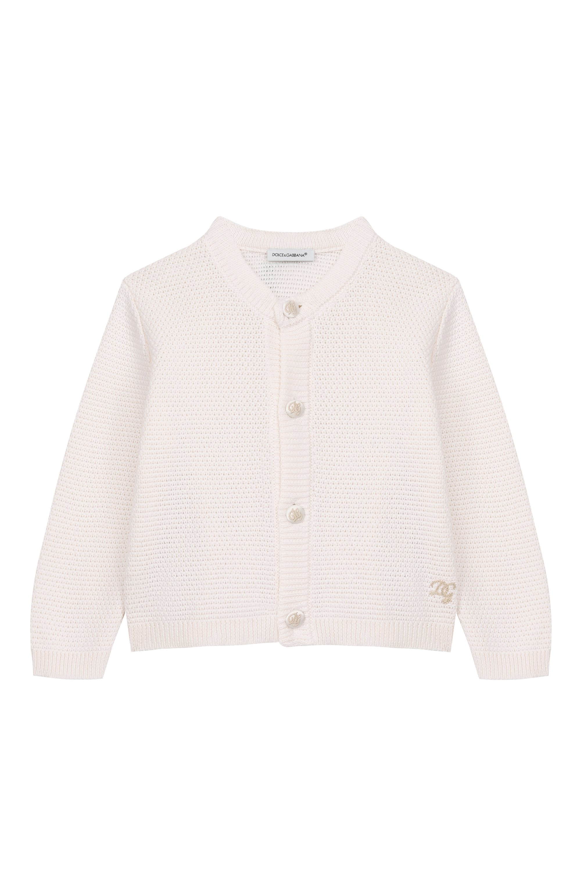 Кардиган из хлопка и кашемира DOLCE & GABBANA, арт. L1KWG1/JGMG8, фото 1